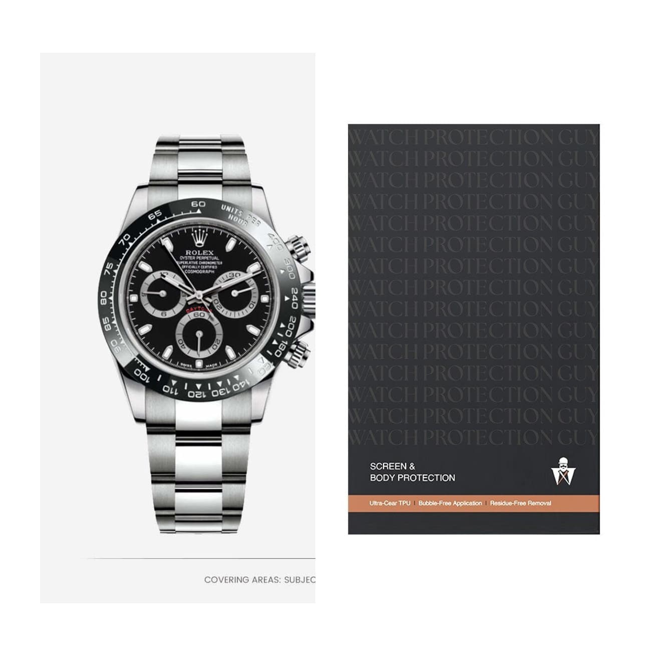 Rolex Daytona 40 116500LN-0002, protection film kit
