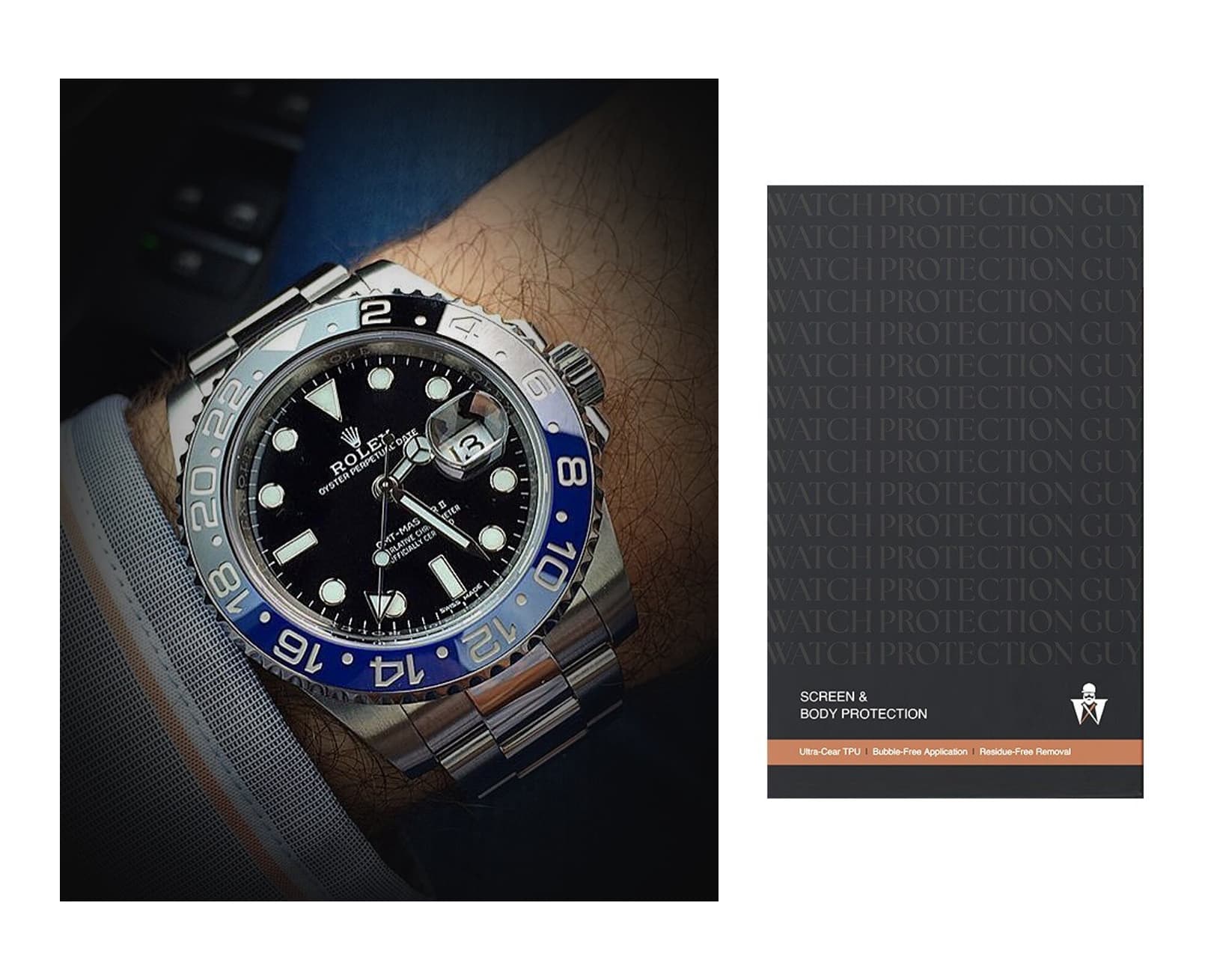 Rolex GMT-Master II Batman 126710BLNR, protection film kit