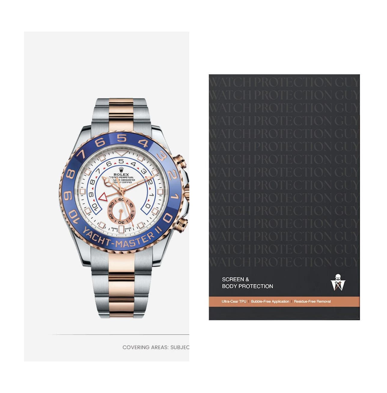 Rolex Yacht-Master II 44 M116681-0002, protection film kit
