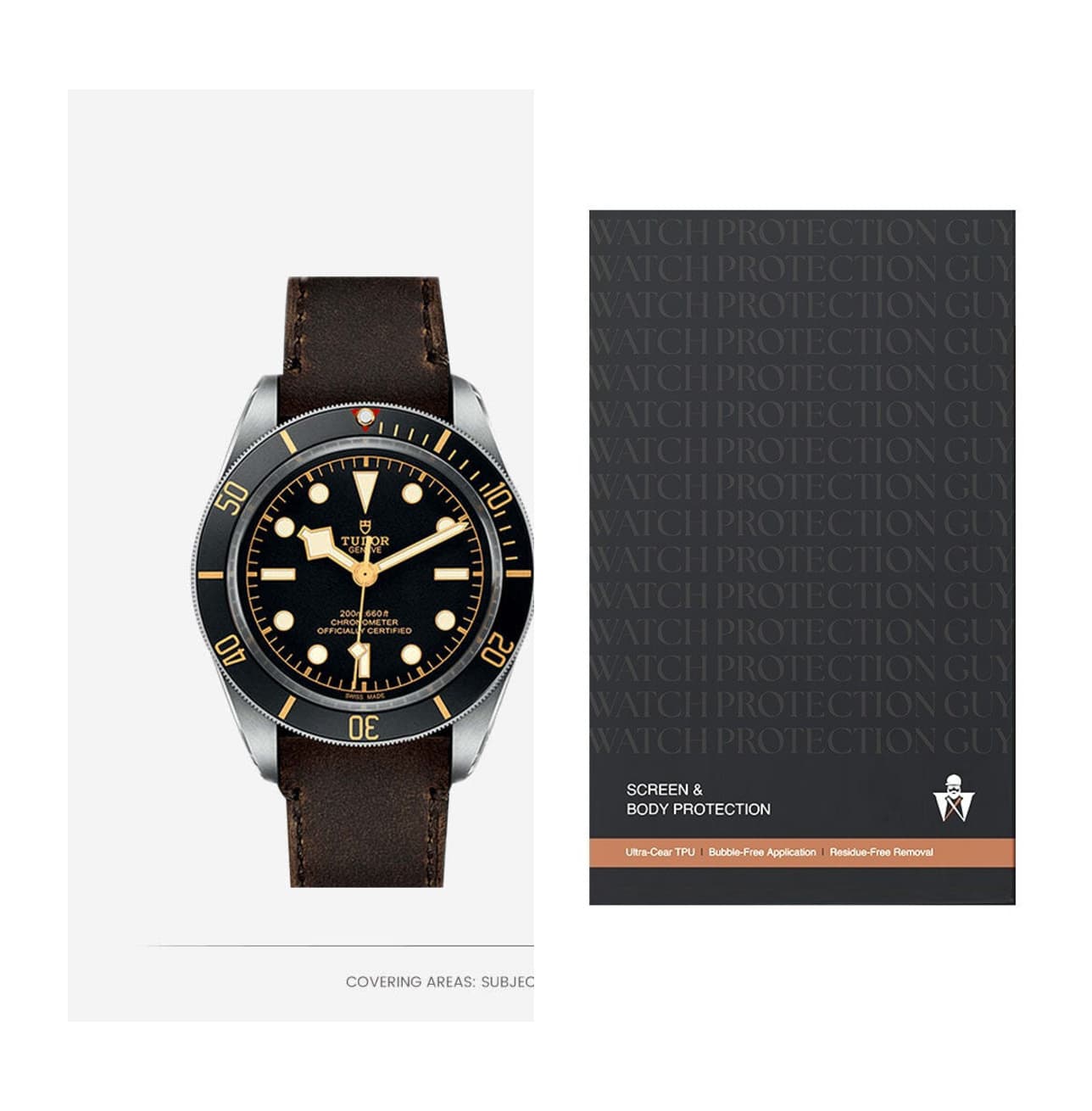 Tudor Black Bay 39 M79030N-0002, protection film kit