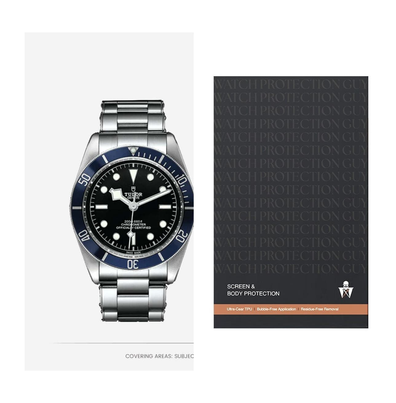 Tudor Black Bay 41 M79230B-0008, protection film kit