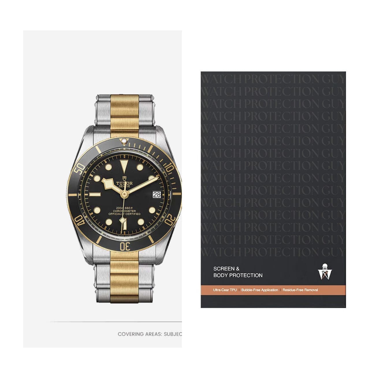 Tudor Black Bay 41 M79733N-0008, protection film kit