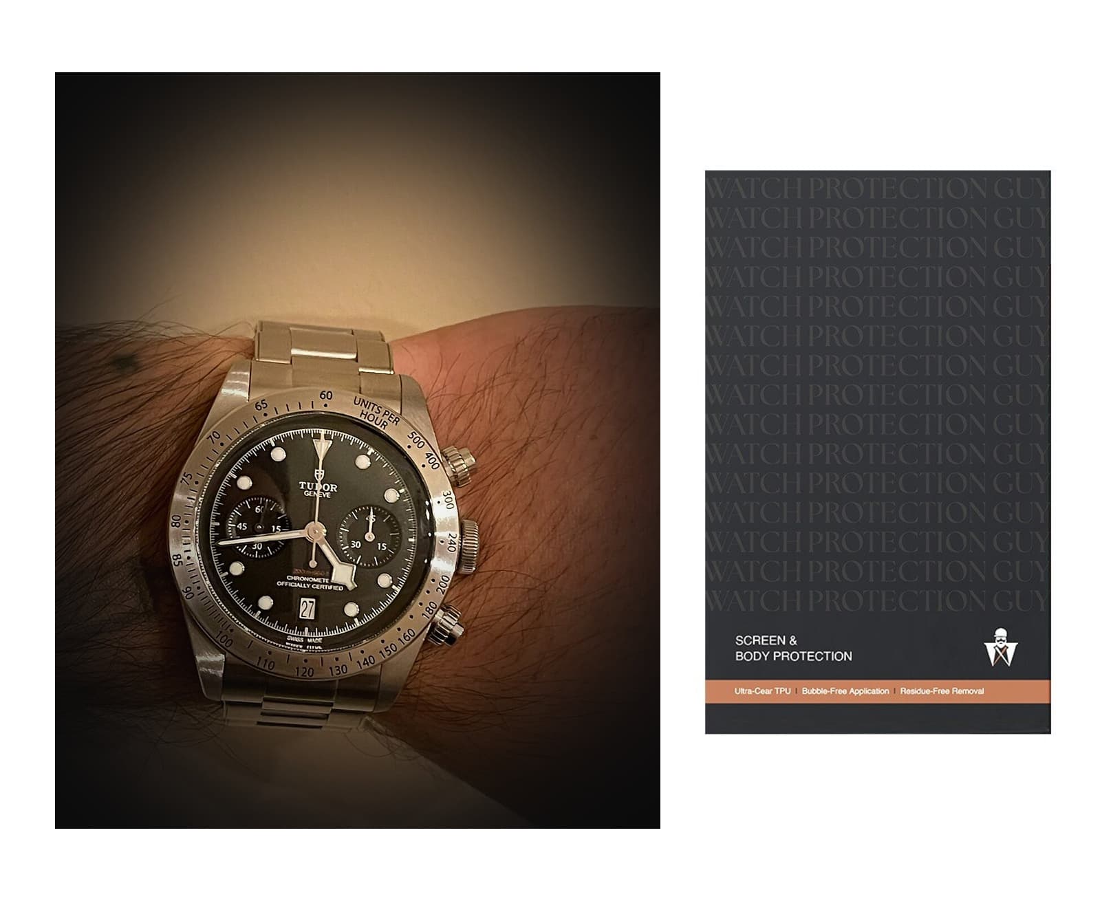 Tudor Black Bay 58 79030N, protection film kit