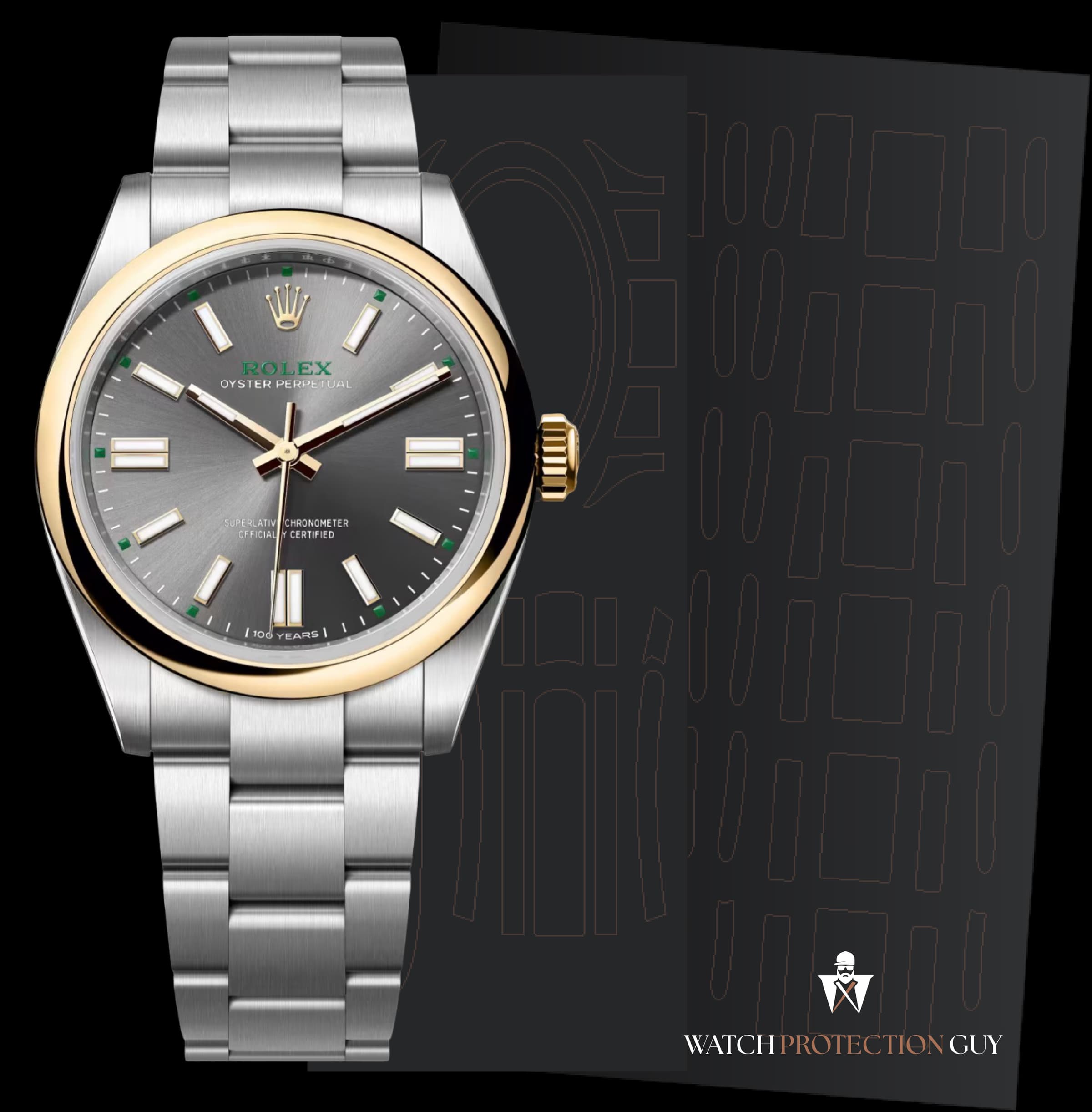 Rolex Oyster perpetual 36 126003, protection film kit