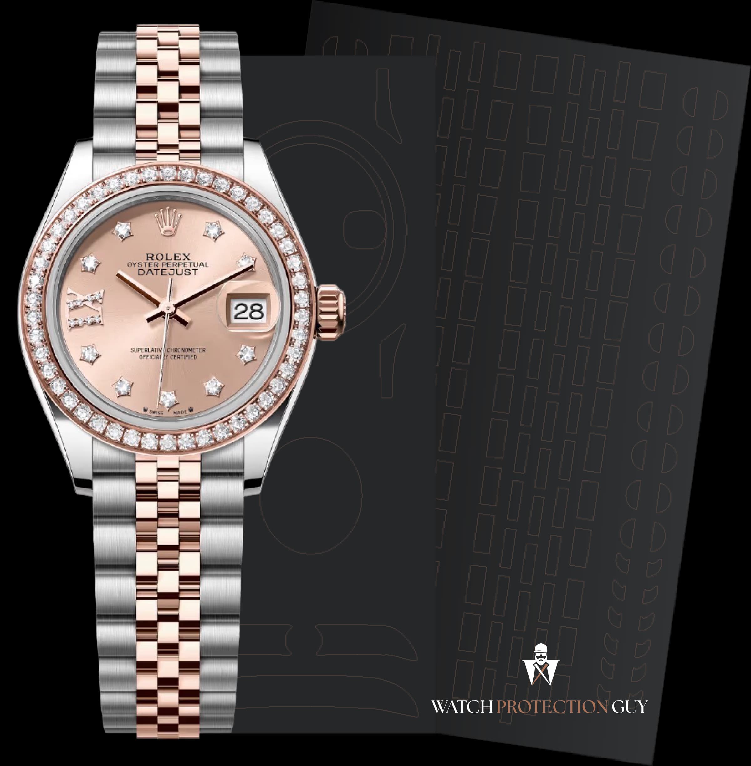 Rolex Lady-Datejust 28 279381RBR, protection film kit