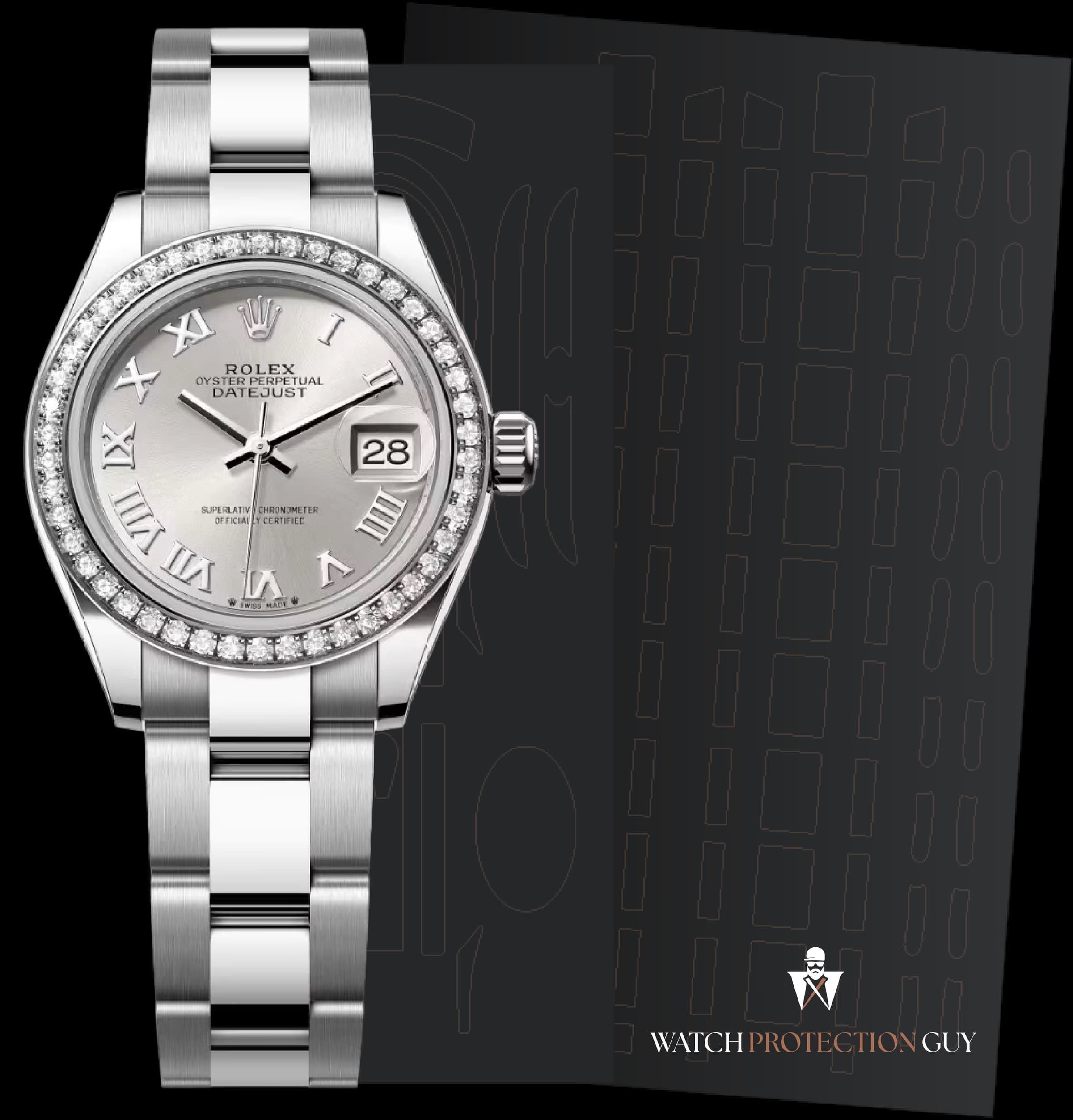 Rolex Lady-Datejust 28 279384RBR, protection film kit