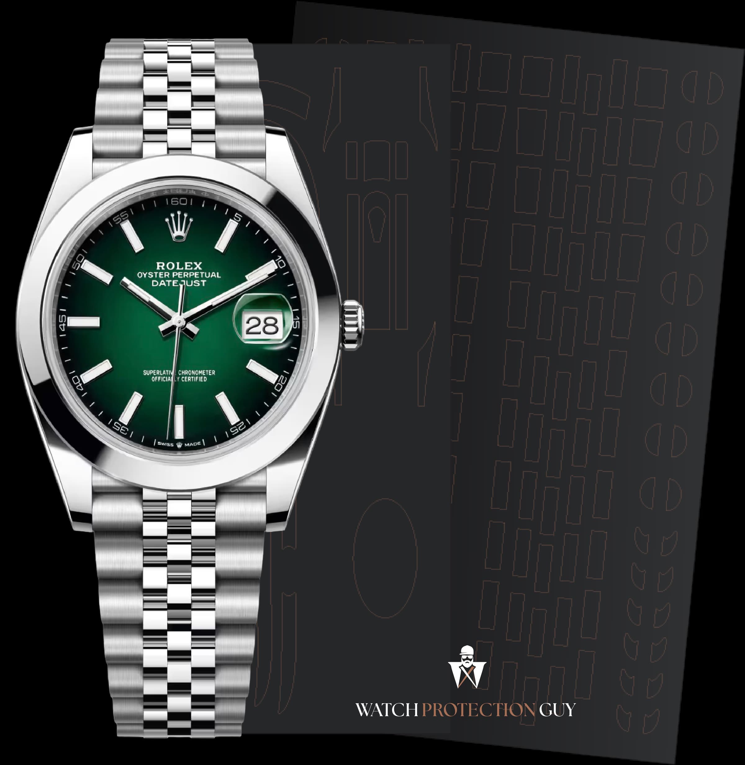 Rolex Datejust 41 126300, protection film kit