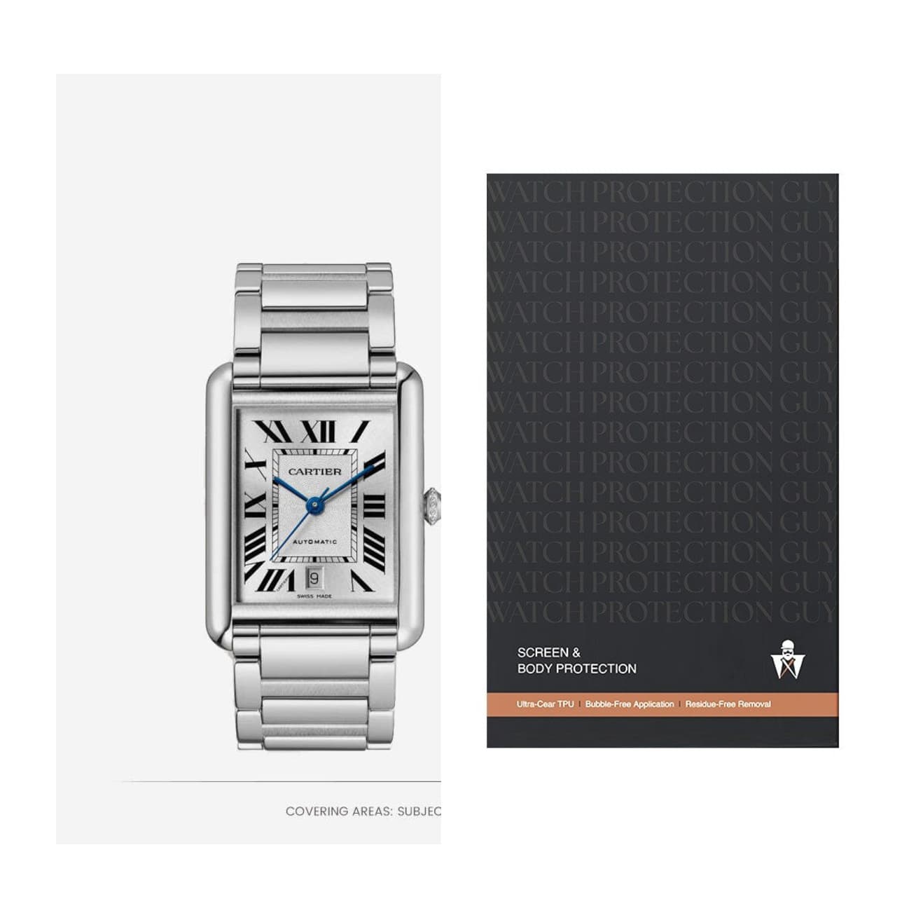 Cartier Tank Must 41×31 WSTA0053 , protection film kit