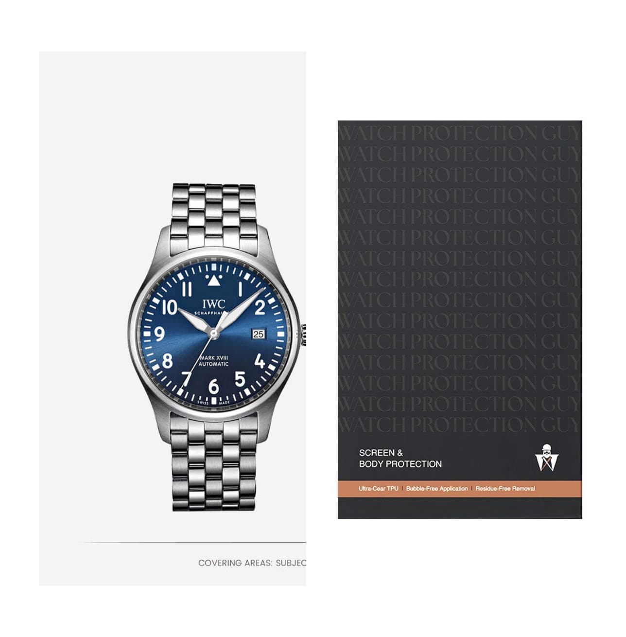 IWC Pilot’s Watch 40 IW327016, protection film kit