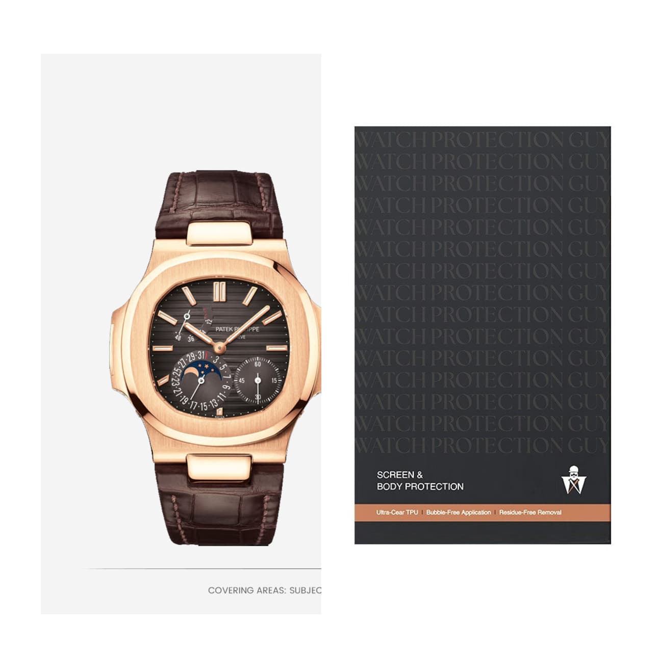 Patek Philippe Nautilus 40 5712R-001, protection film kit