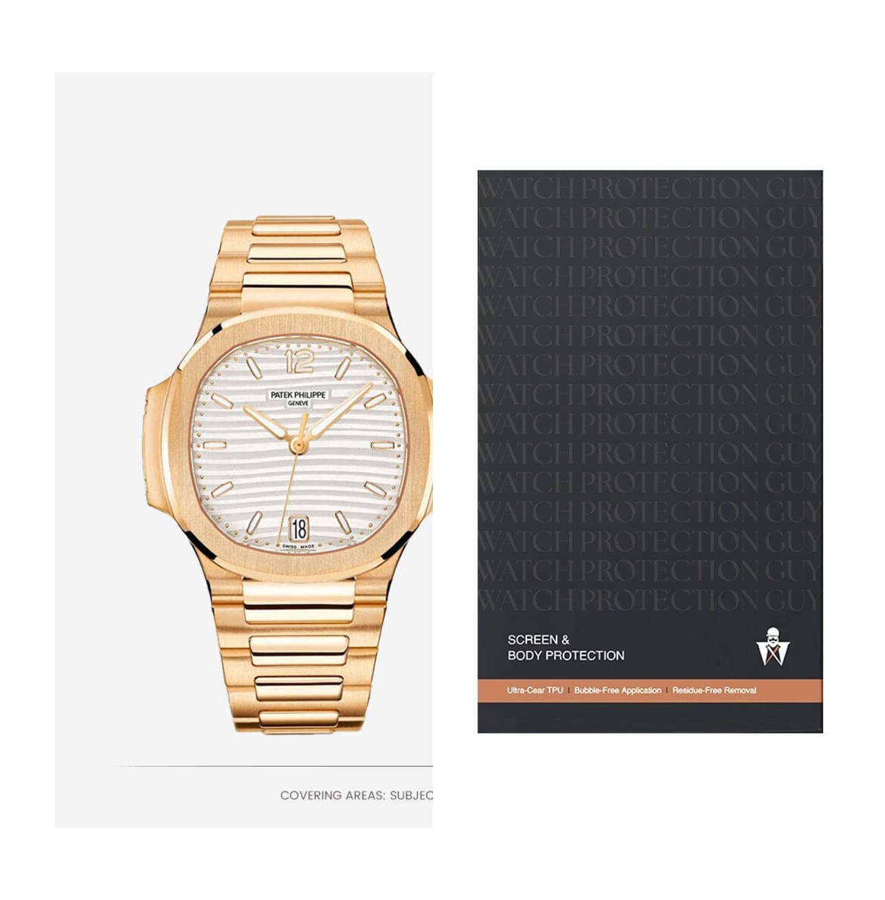 Patek Philippe Nautilus 35.2 7118/1R-001, protection film kit