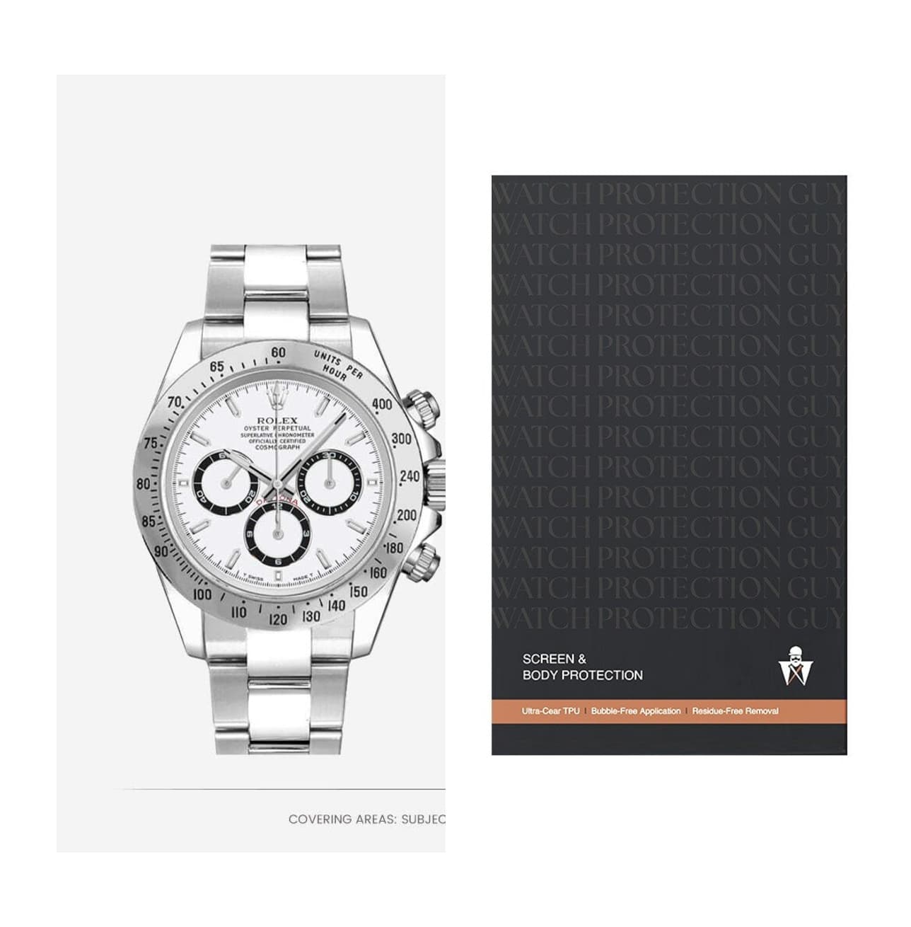 Rolex Daytona 40 16520, protection film kit