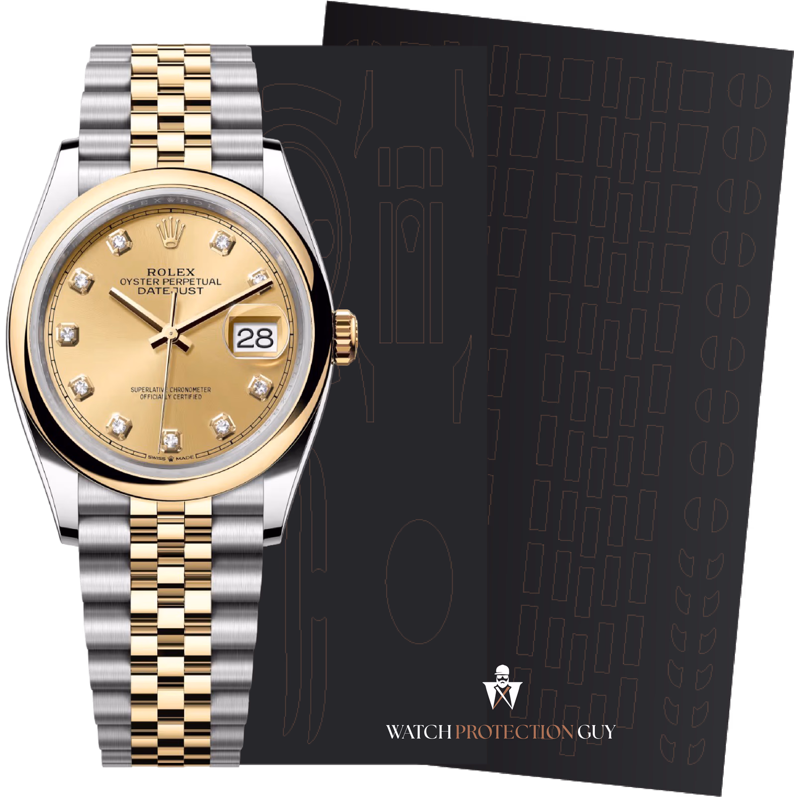 Rolex Datejust 36 126203, protection film kit