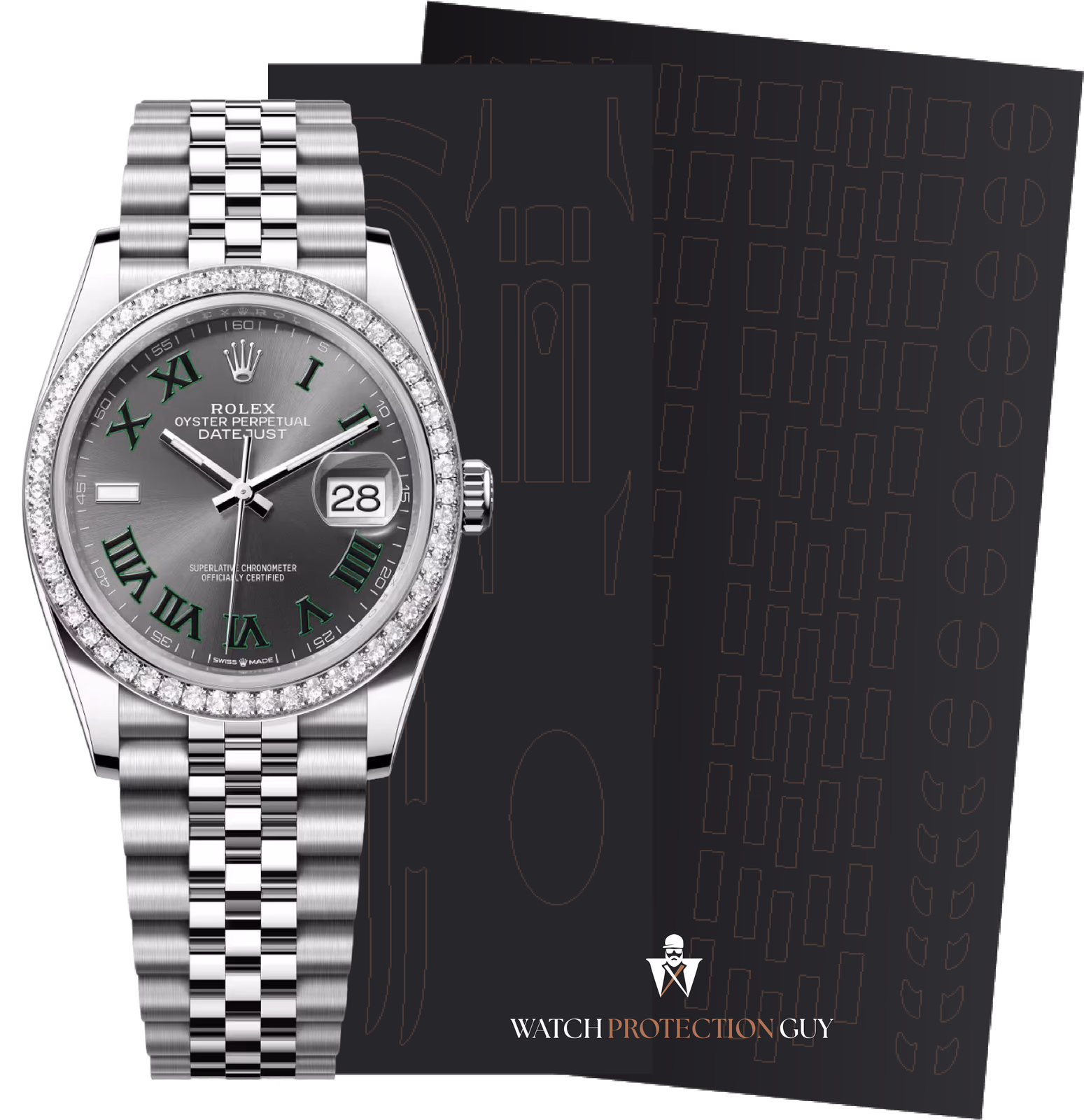 Rolex Datejust 36 126284RBR, protection film kit