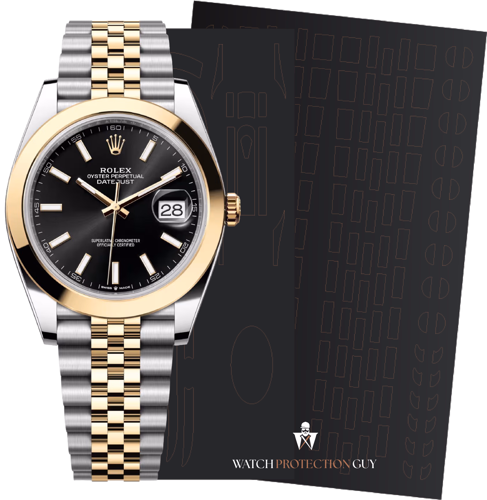 Rolex Datejust 41 126303, protection film kit