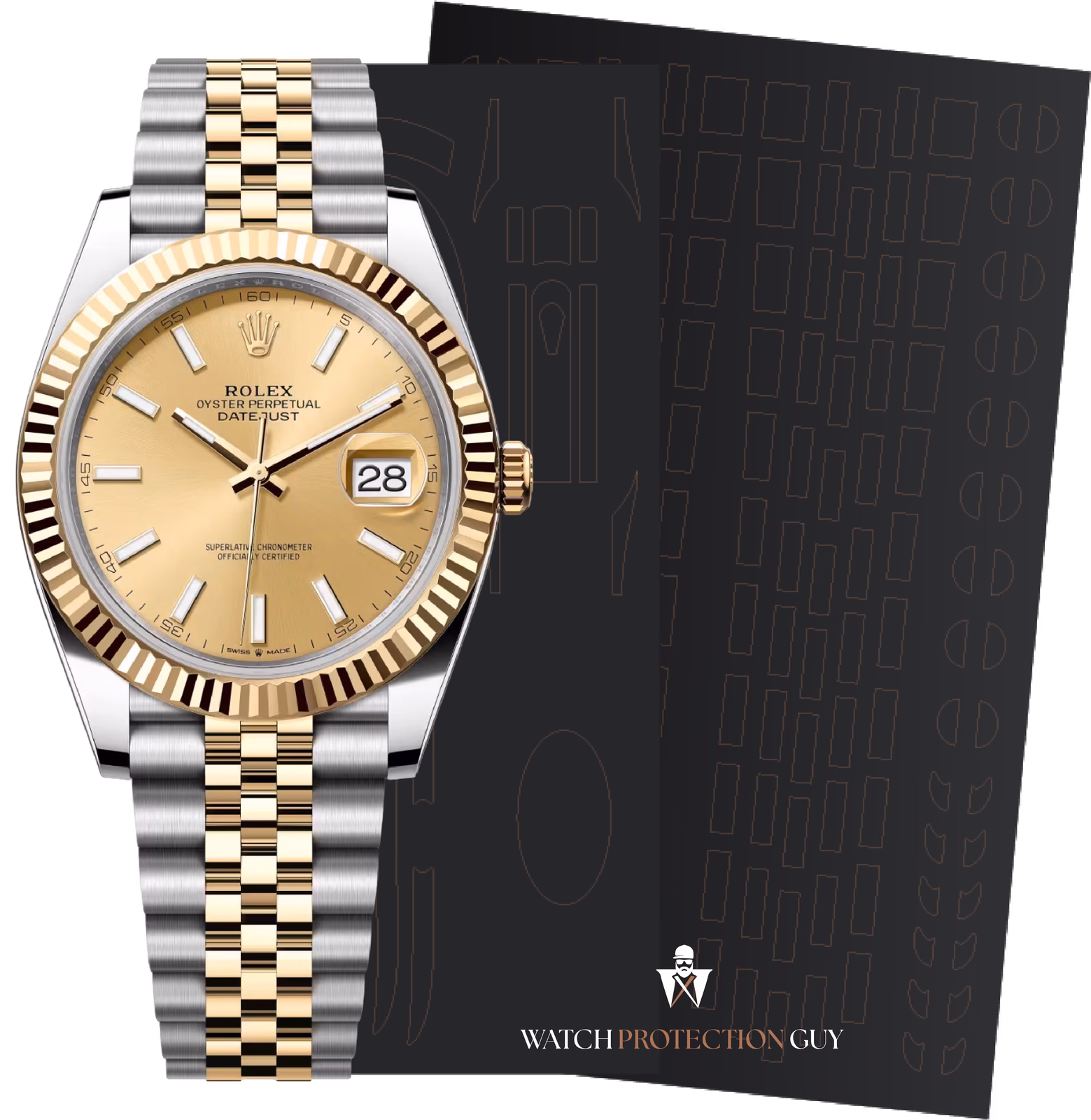 Rolex Datejust 41 126333, protection film kit