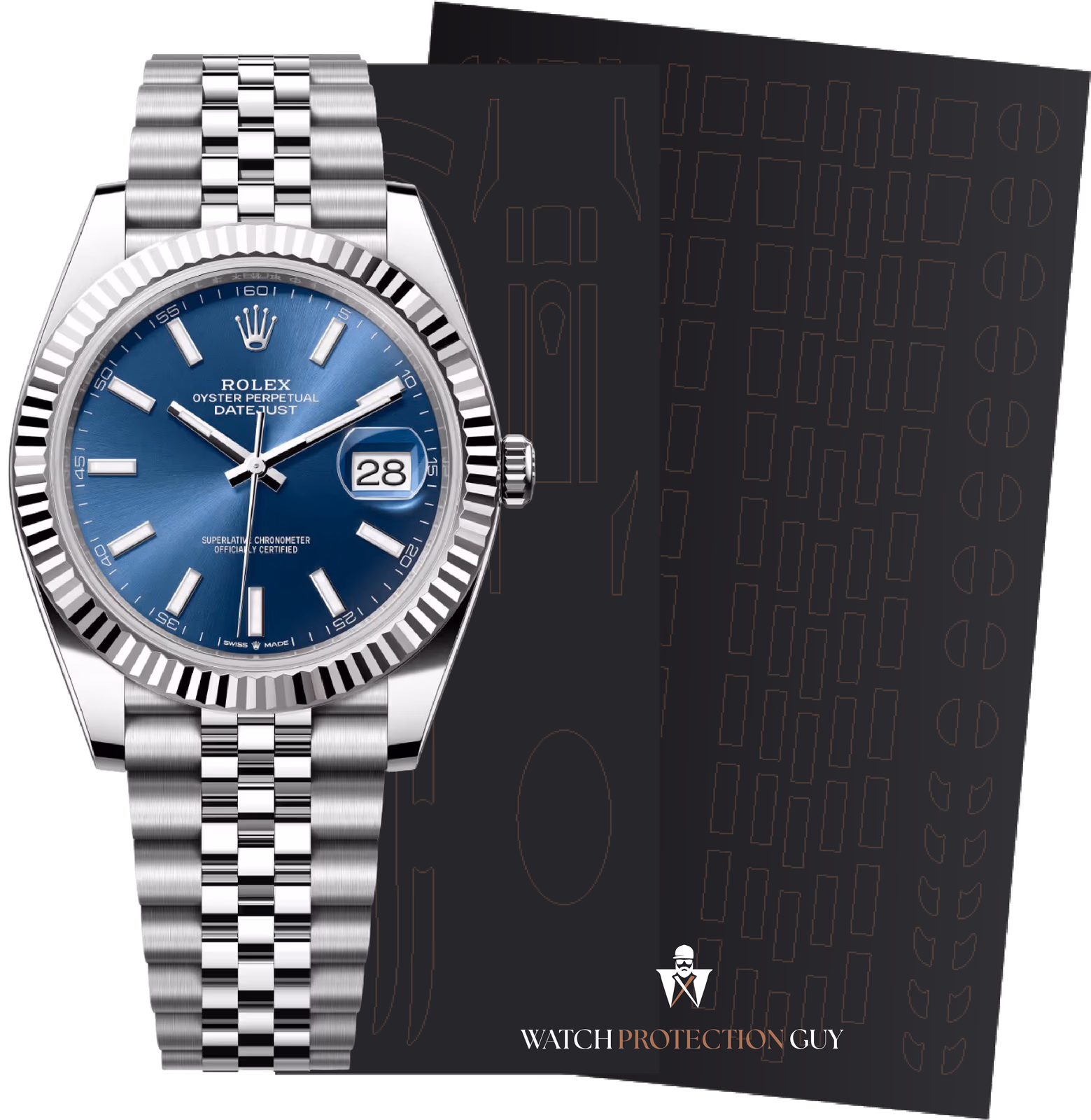 Rolex Datejust 41 126334, protection film kit