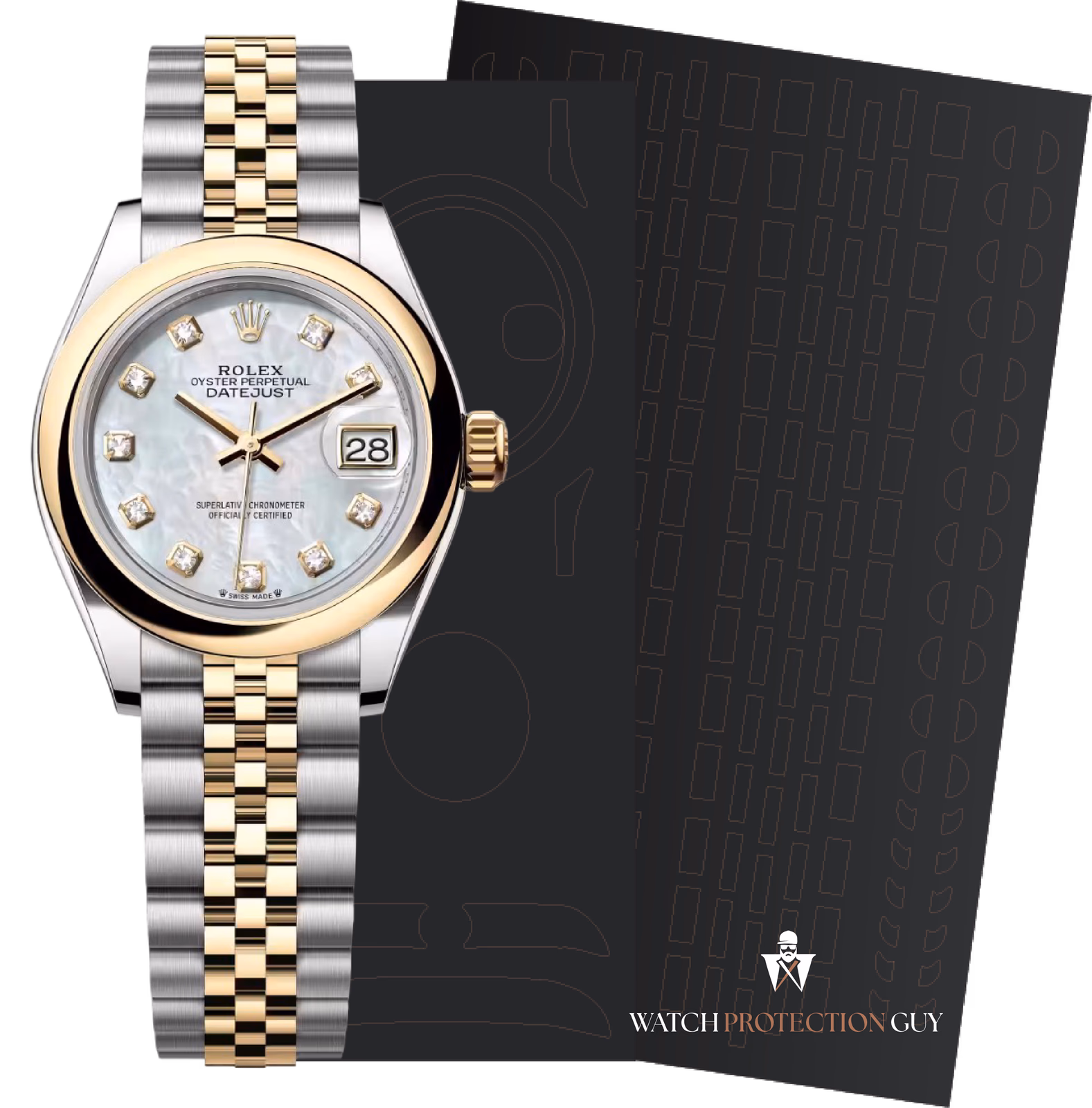 Rolex Oyster Perpetual 28 279163, protection film kit