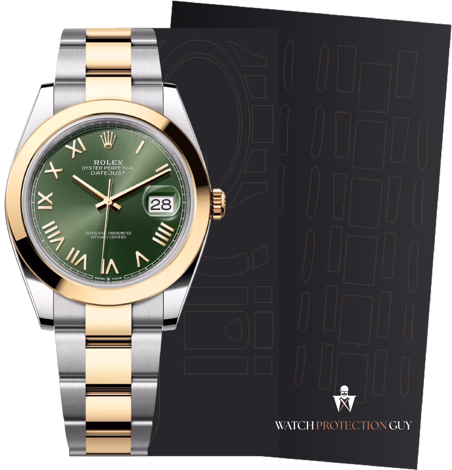 Rolex Datejust 41 126303, protection film kit