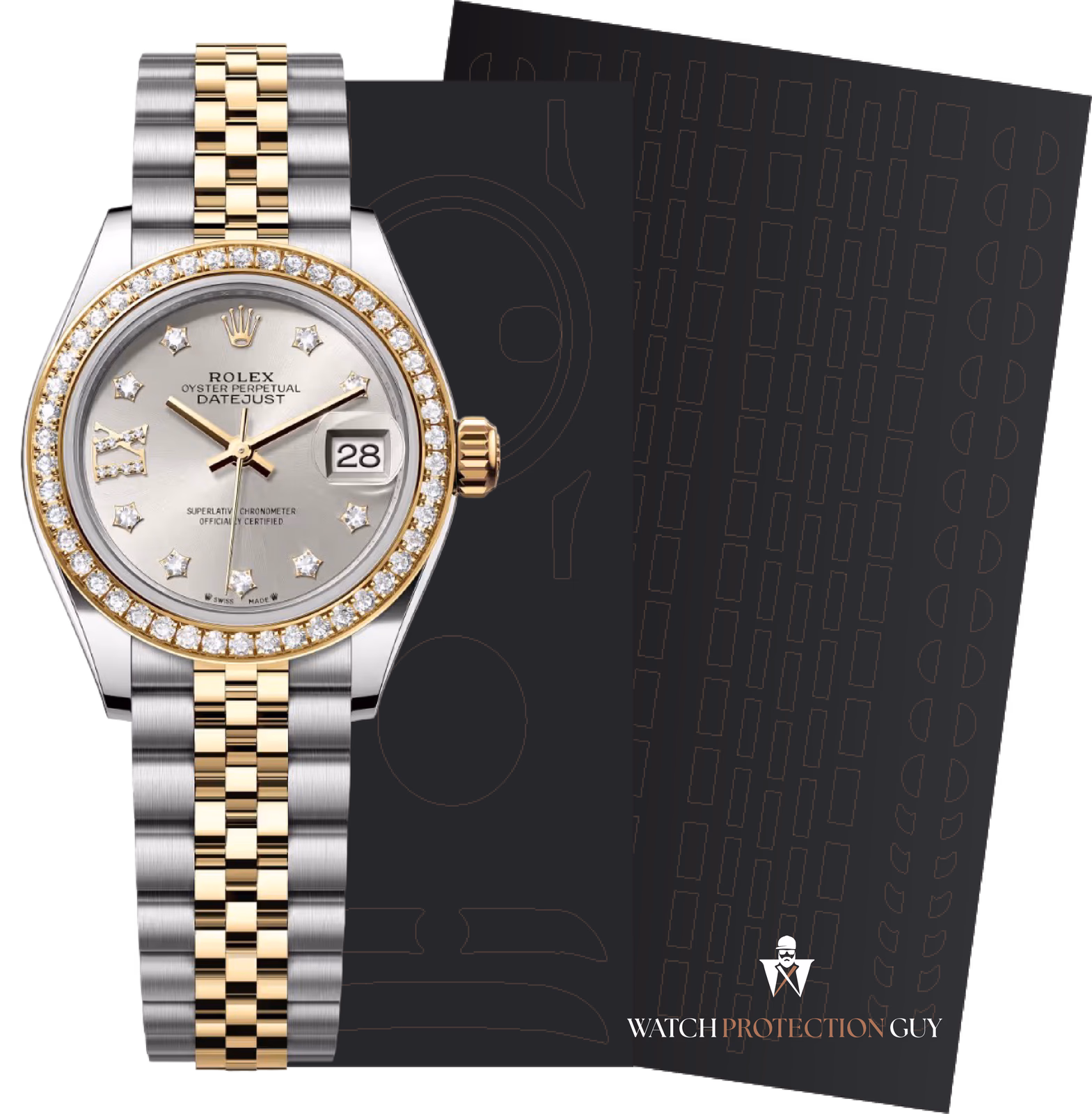 Rolex Lady-Datejust 28 279383RBR, protection film kit
