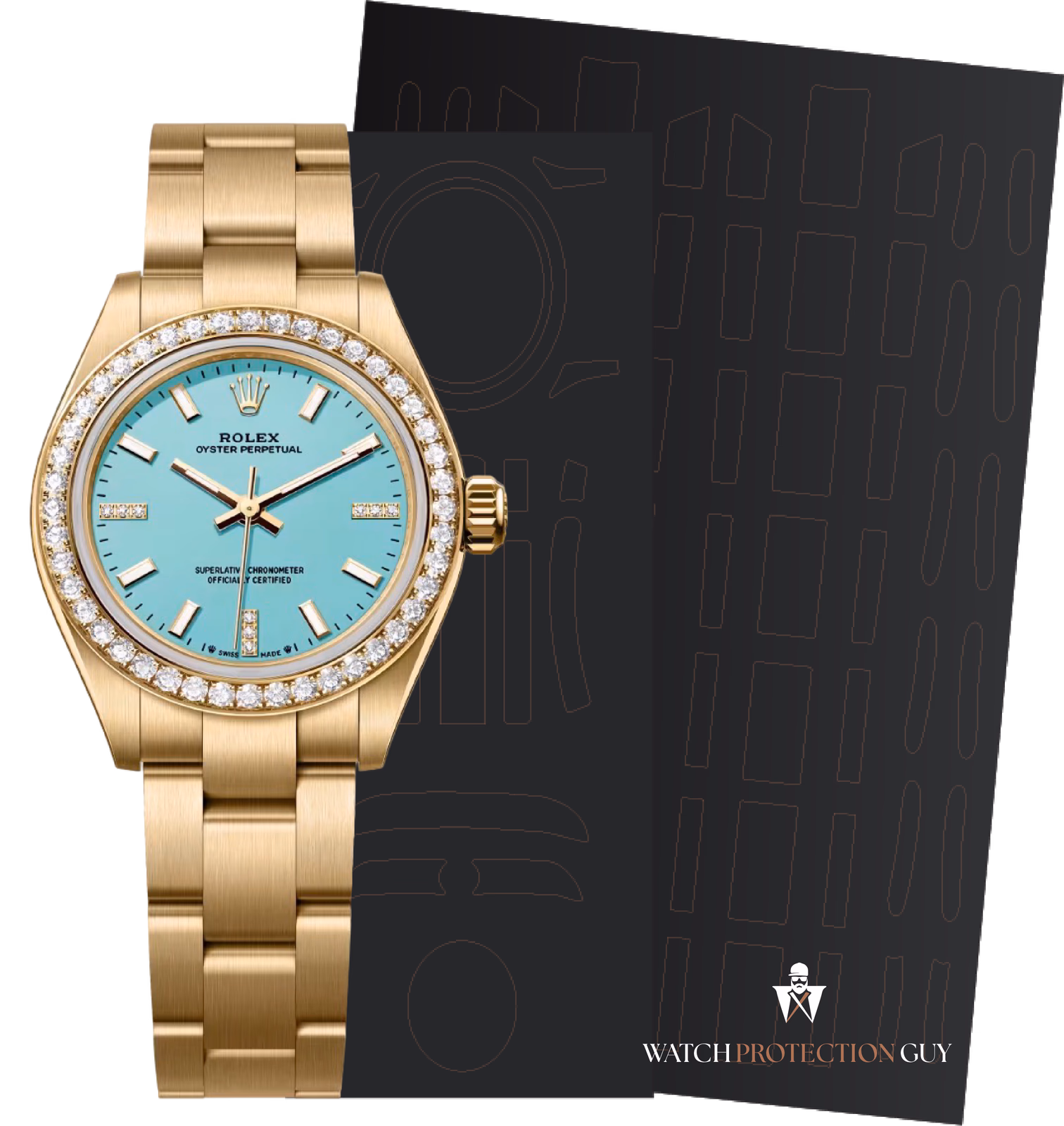 Rolex Oyster Perpetual 28mm 276208, protection film kit