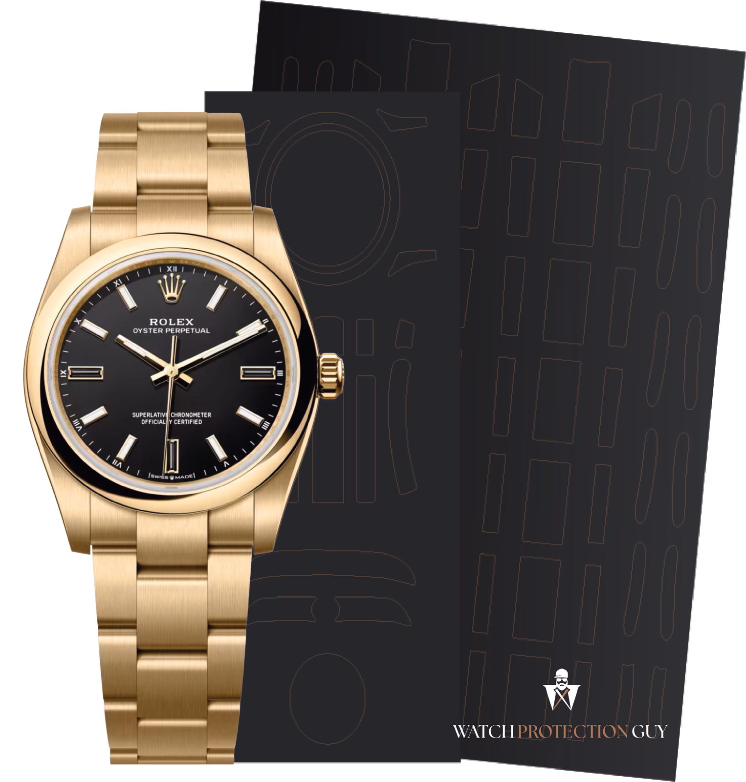 Rolex Oyster Perpetual 34 124208, protection film kit
