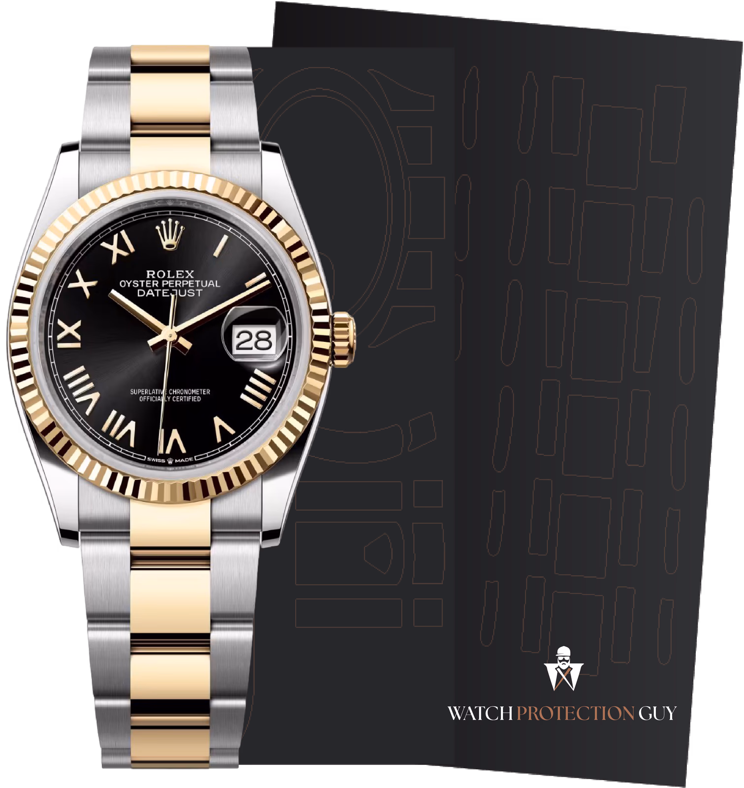 Rolex Datejust 36 126233, protection film kit