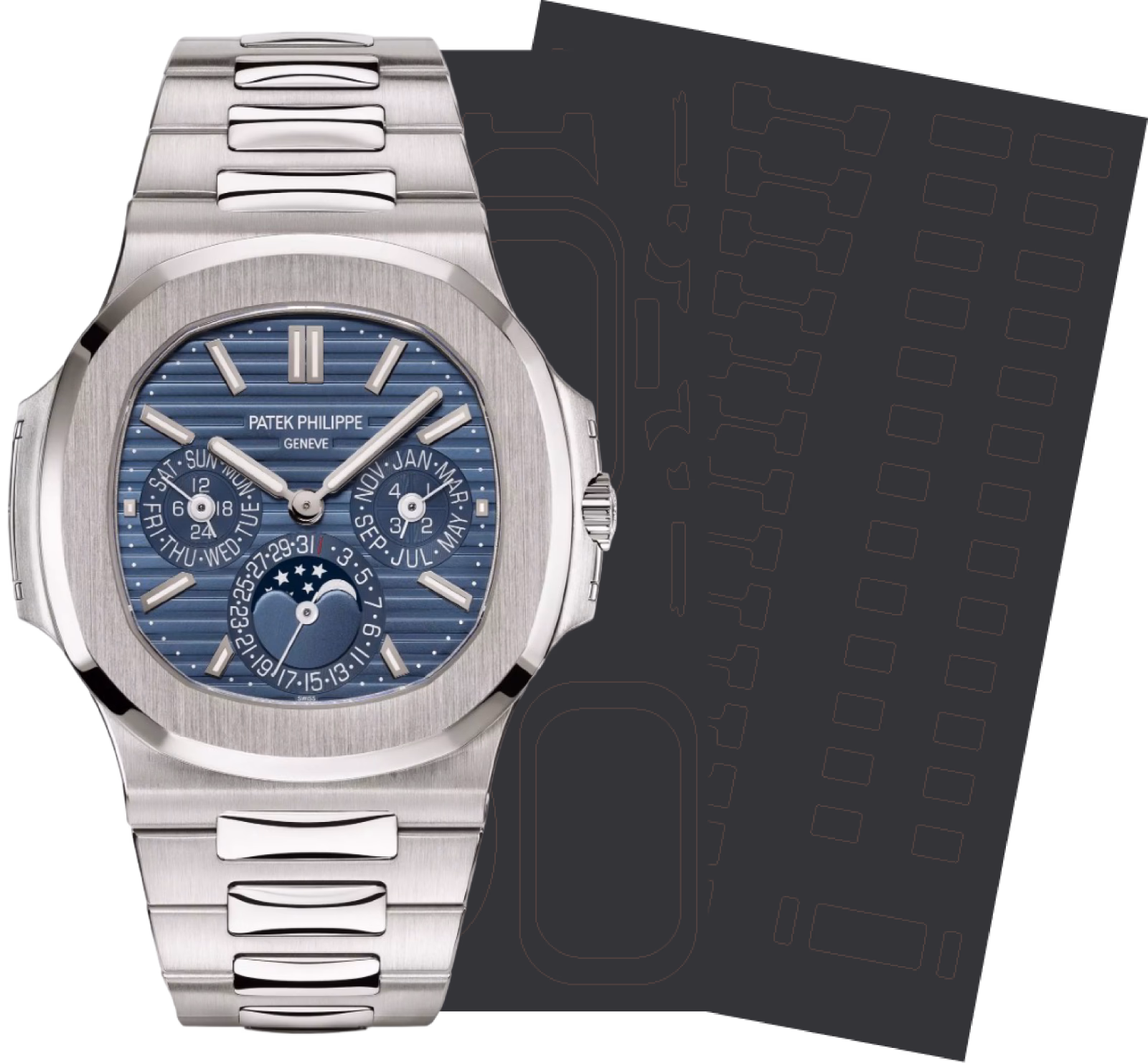 Patek Philippe NAUTILUS PERPETUAL CALENDAR White gold 5740/1G-001