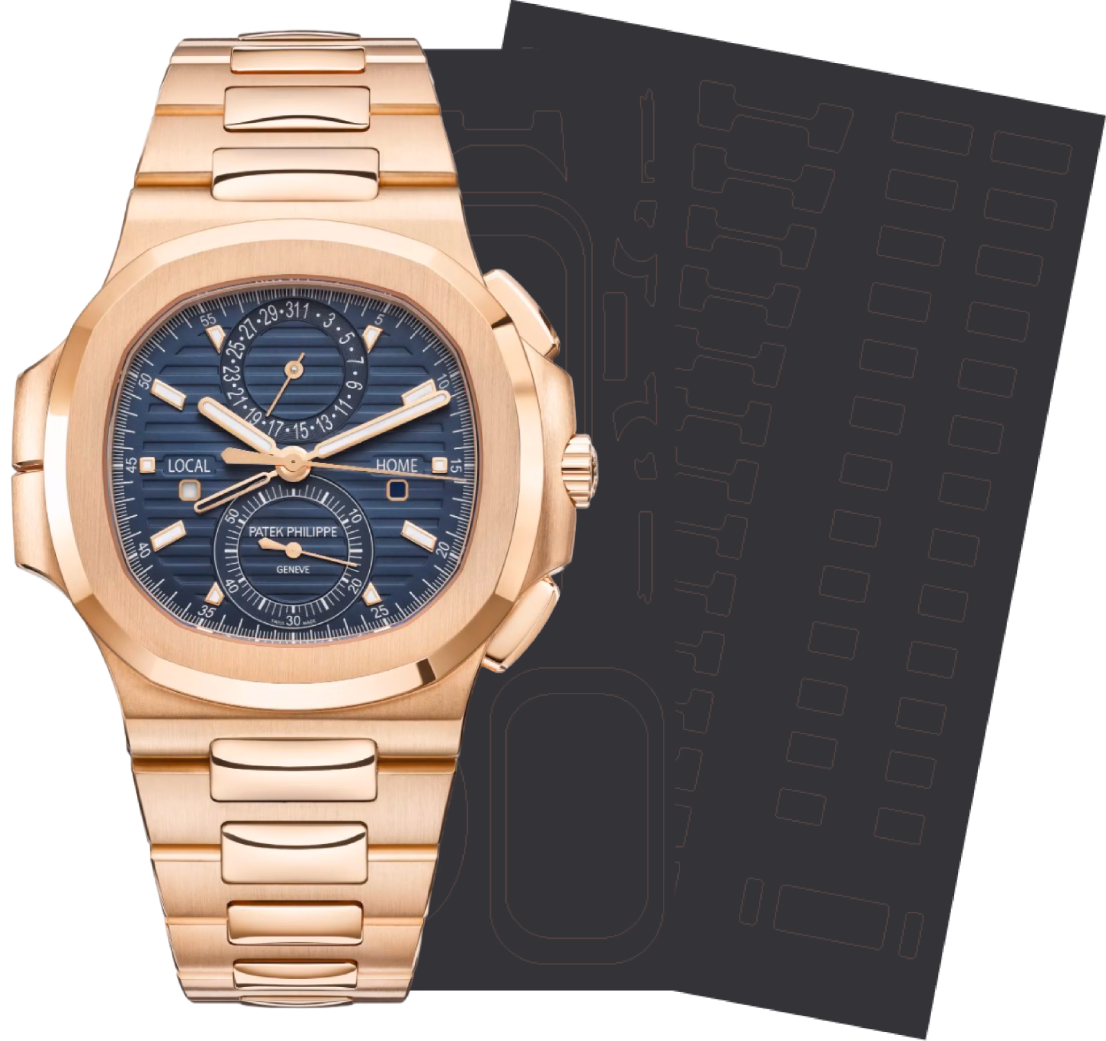 Patek Philippe NAUTILUS FLYBACK CHRONOGRAPH TRAVEL TIME 5990/1R-001
