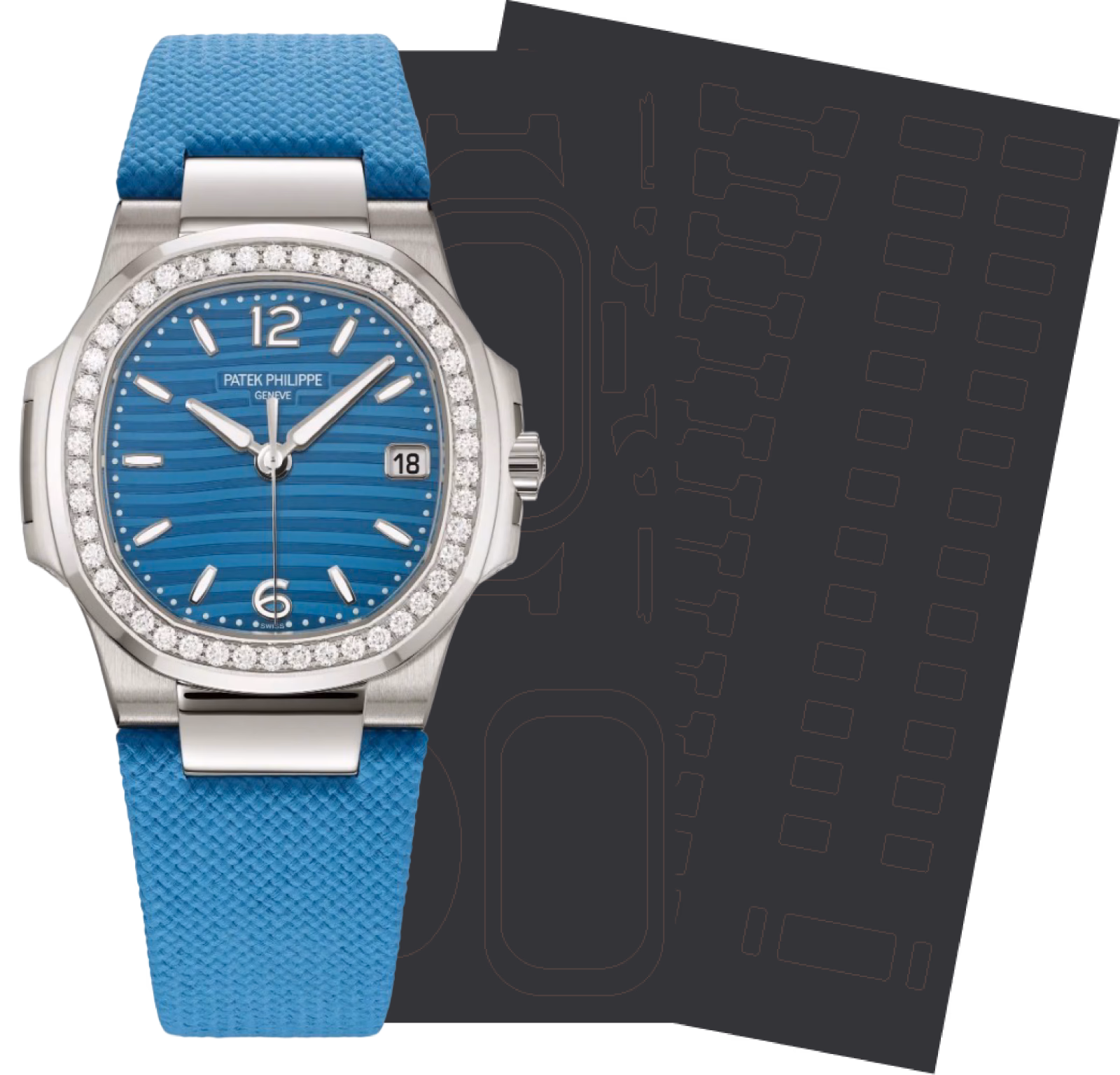Patek Philippe DATE. CENTRAL SECONDS 7010G-013