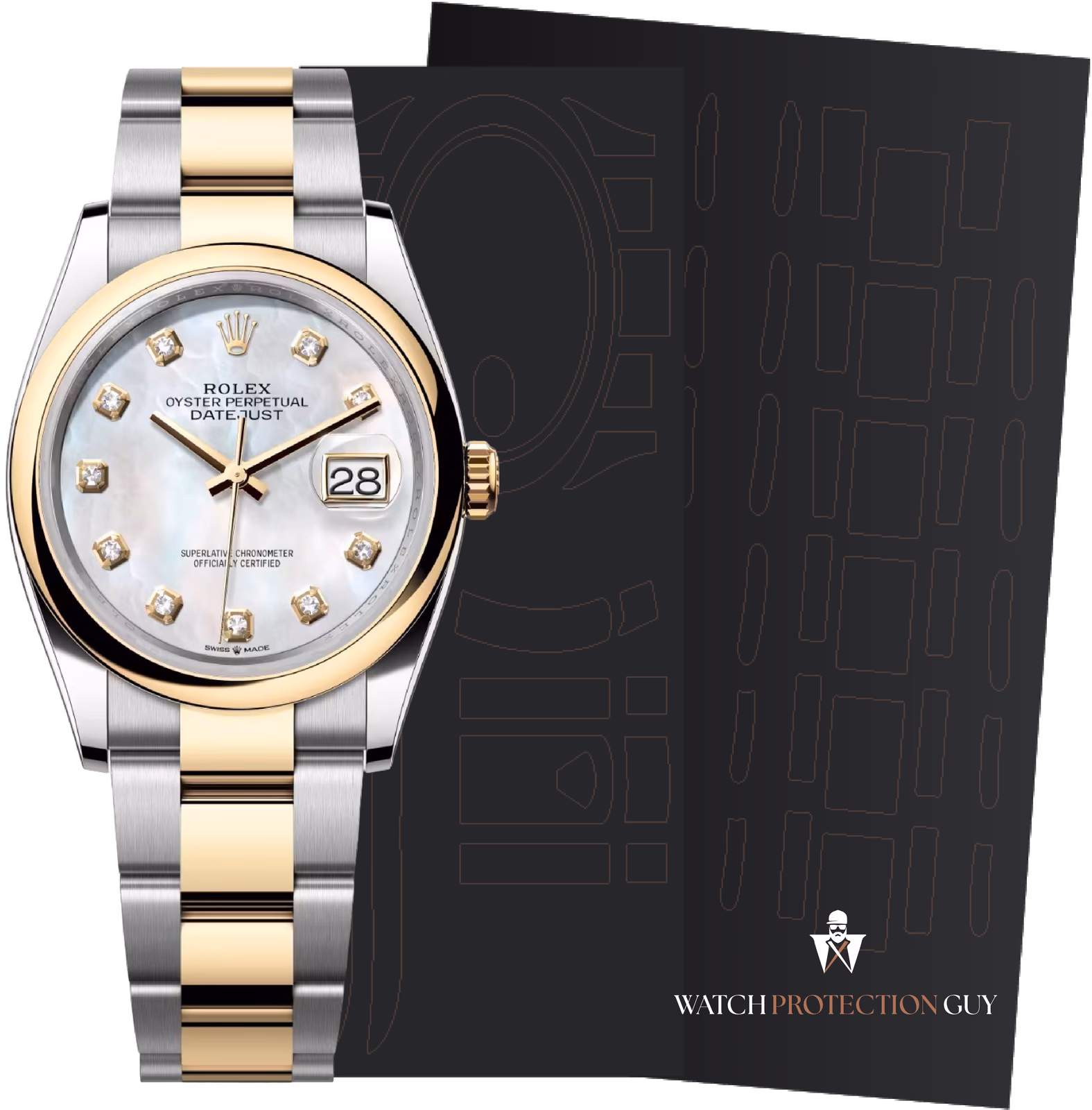 Rolex Datejust 36 126203, protection film kit