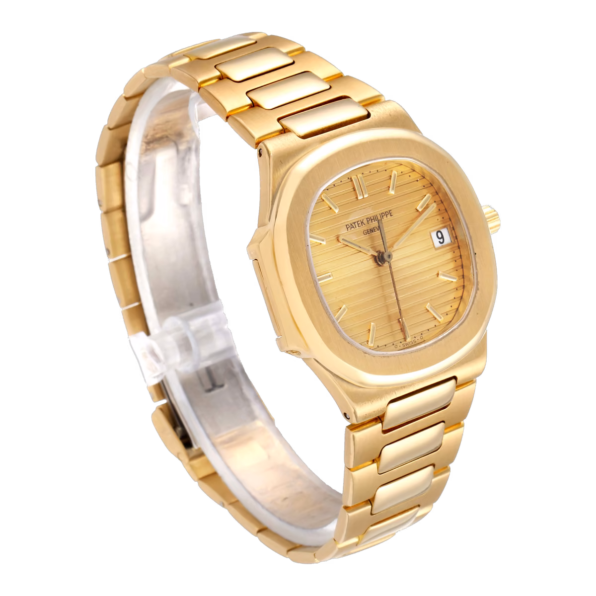 Patek Philippe Nautilus 32MM 18K Yellow Gold Diamond 3900-1