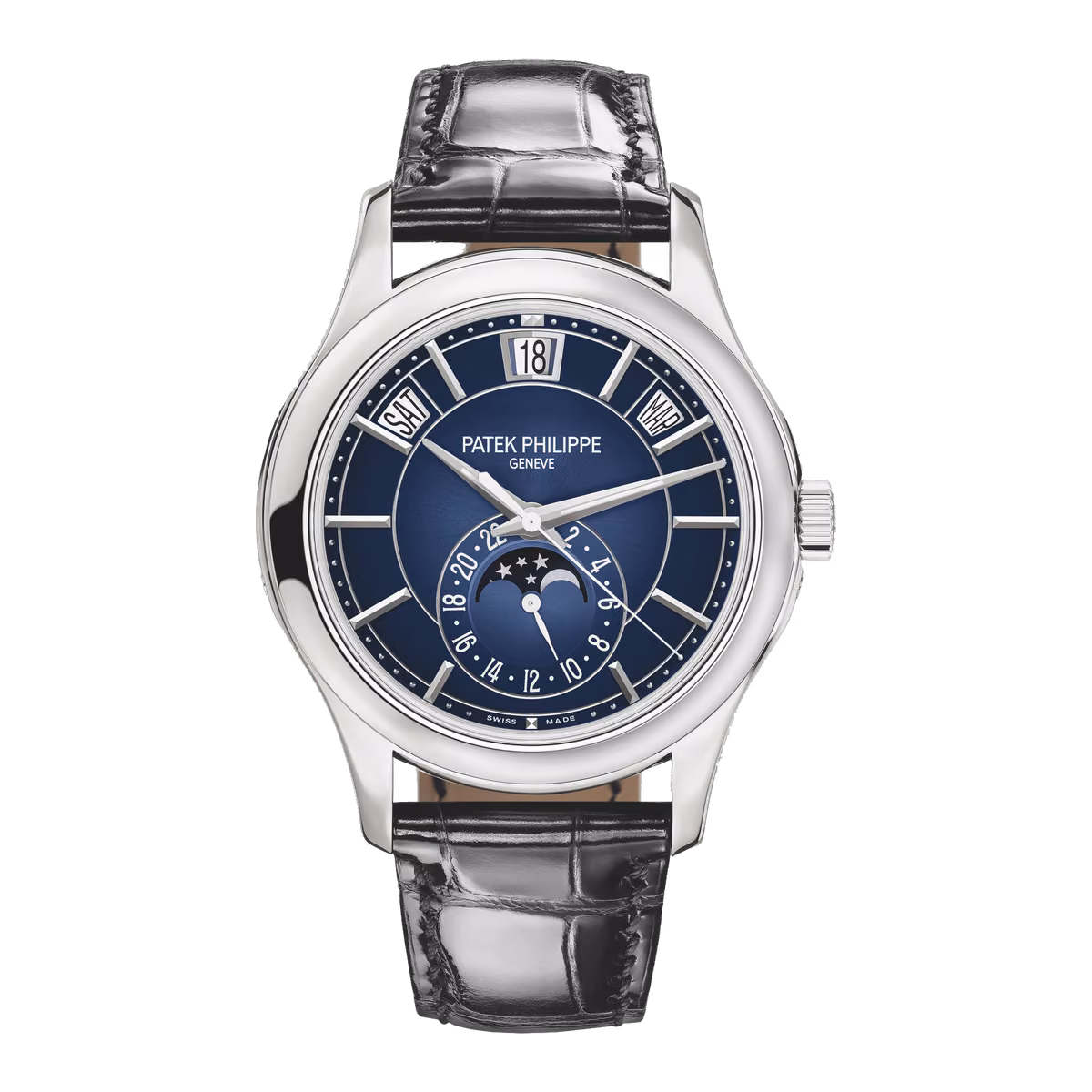 Patek Philippe Philppe Complications Annual Calendar Moon Phases 40MM 5205G
