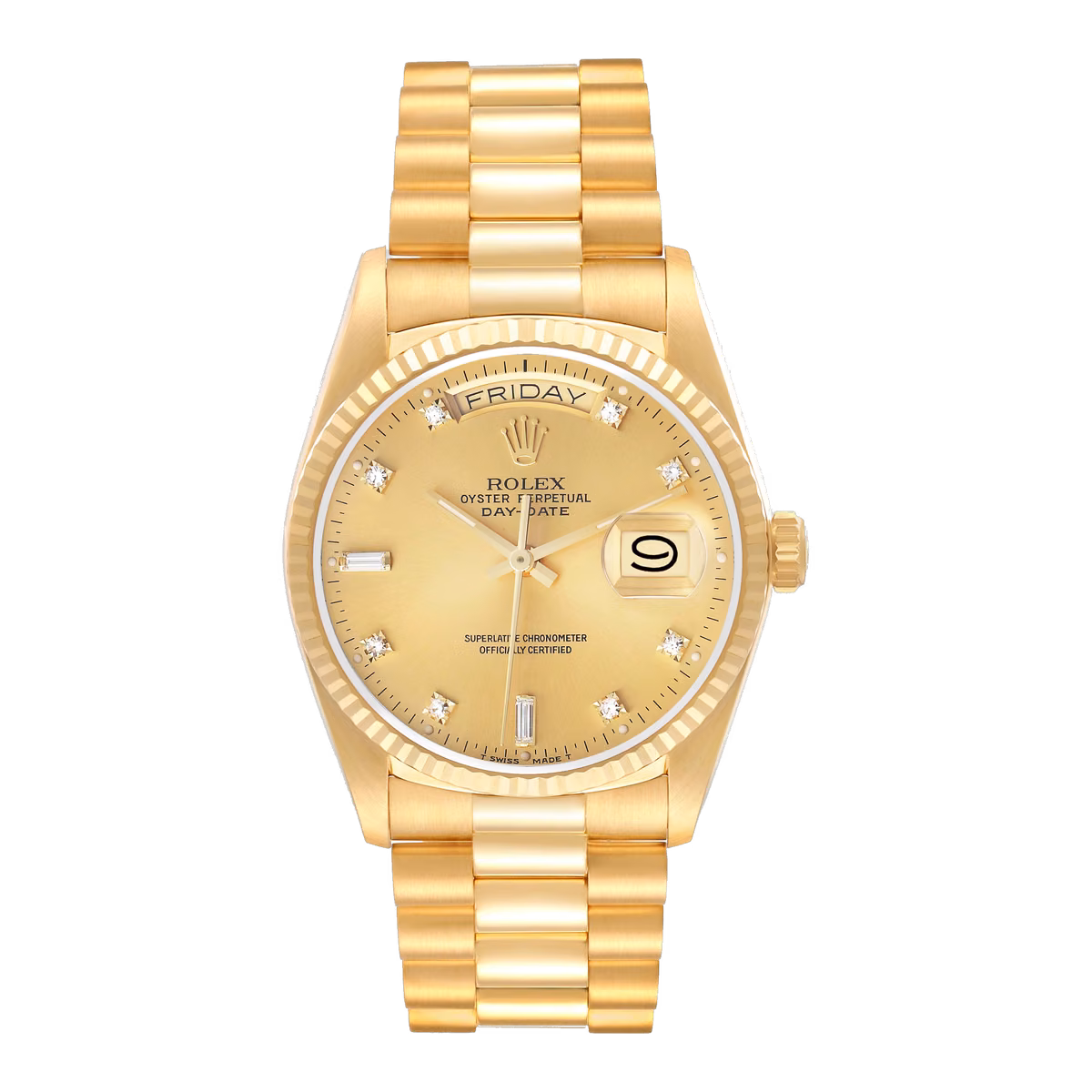 Rolex President Day-Date Yellow Gold 18038