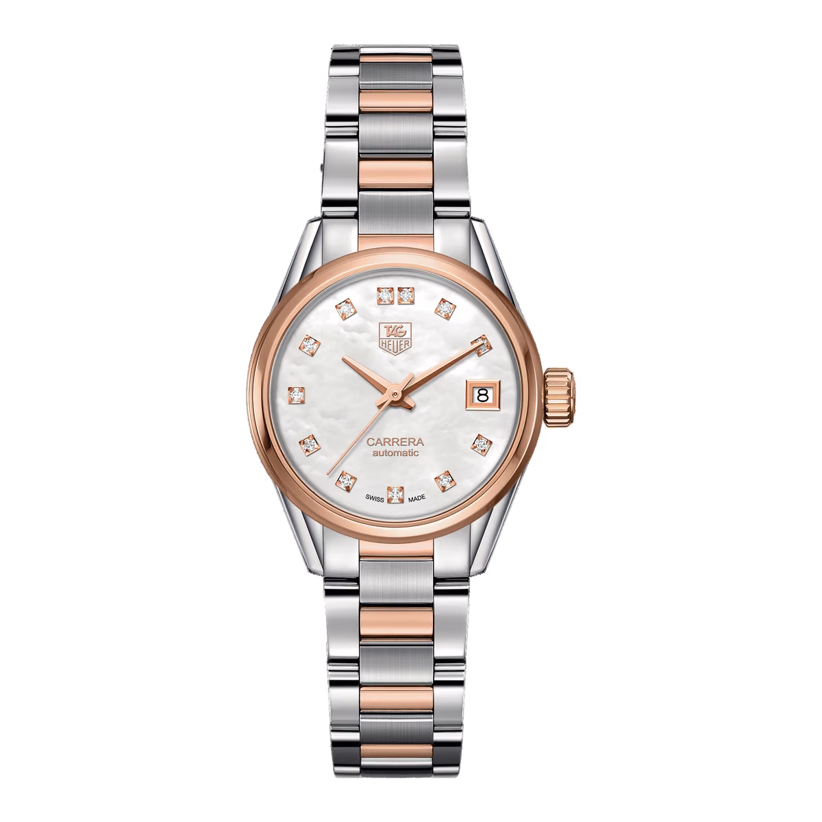 TAG Heuer Carrera Automatic Watch 28 MMSteel and Gold WAR2452