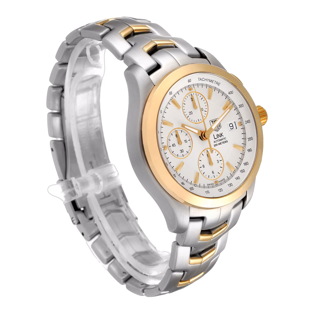 TAG Heuer Link 18K Yellow Gold Stainless Steel 42MM CJF2150.BB0595